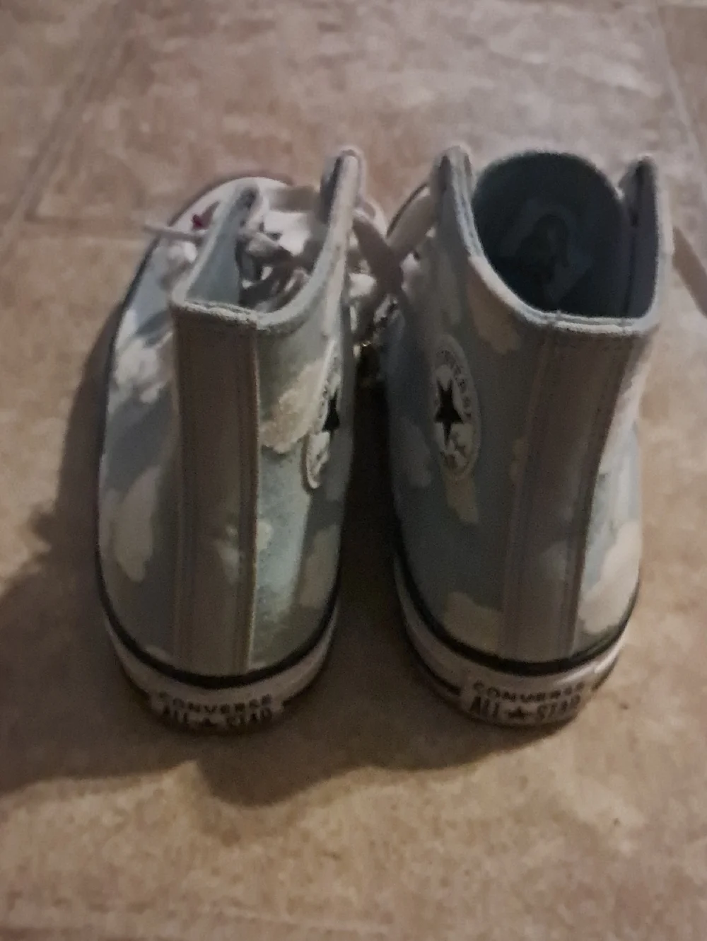Converse light blue